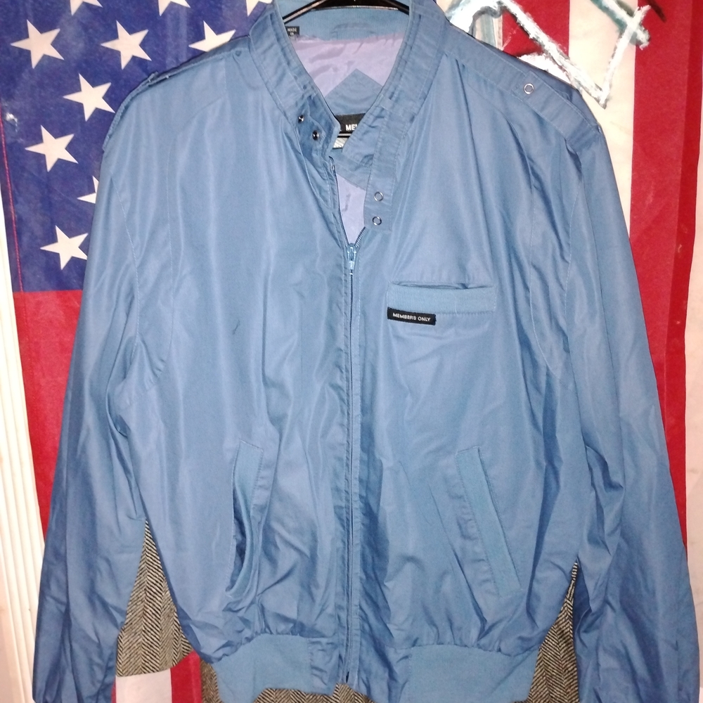 Men's Blue Windbreaker Jacket
